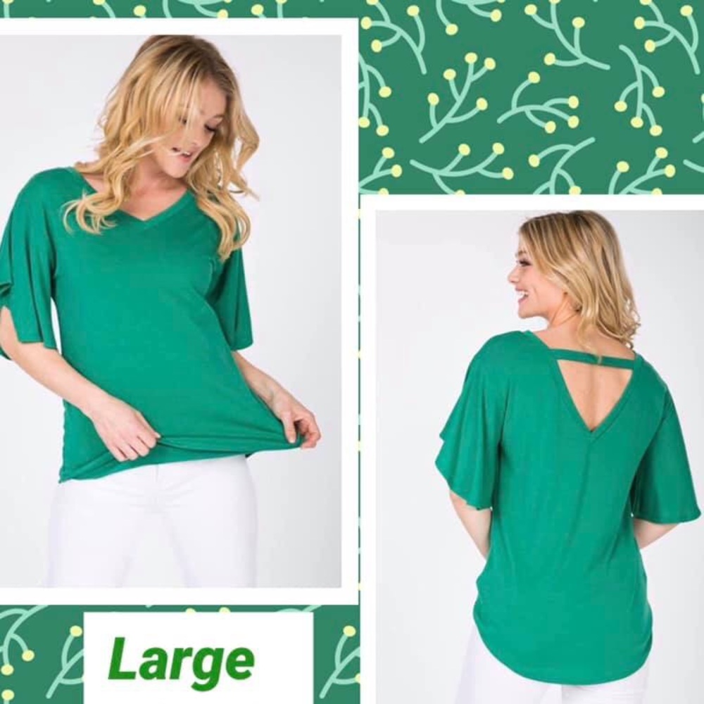 Butterfly Sleeve Top